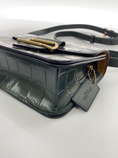 商品画像：モーガン スクエア クロスボディ/ショルダーバッグ/レザー/GRN/CN313 8