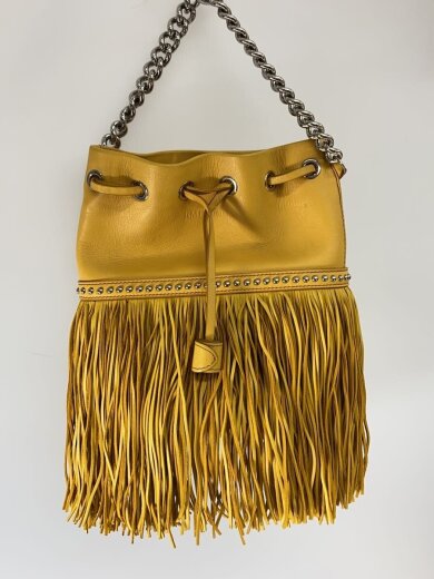 商品画像：ショルダーバッグ/レザー/YLW/カーニバル/フリンジ 3
