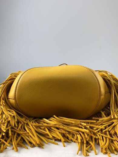 商品画像：ショルダーバッグ/レザー/YLW/カーニバル/フリンジ 4