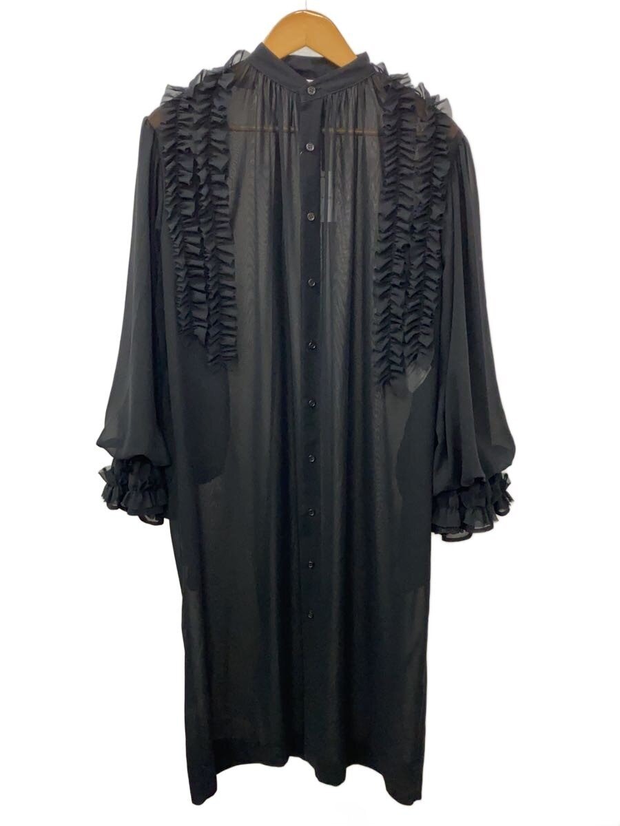 noir kei ninomiya / 長袖ワンピース/S/ポリエステル/BLK/3M-O021