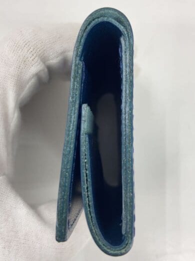 商品画像：3つ折り財布/レザー/NVY/メンズ/ストラッチョ 9