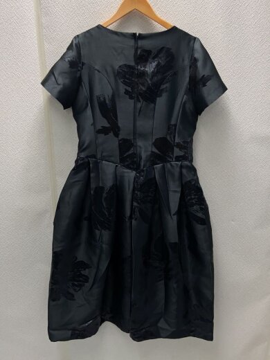 商品画像：半袖ワンピース/M/ポリエステル/BLK/総柄/AD2024 2