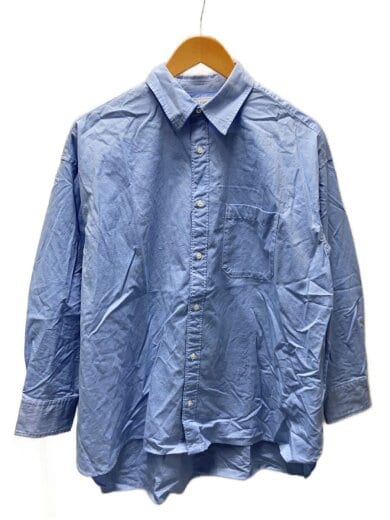 商品画像：長袖シャツ/--/コットン/BLU/25-050-912-8100-1-0 1