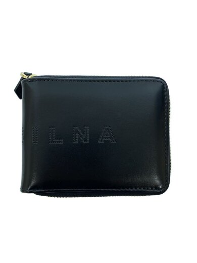 商品画像：SILNA/2つ折り財布/レザー/BLK/レディース 1