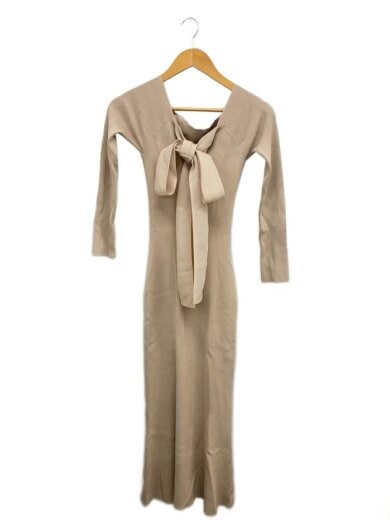 商品画像：長袖ワンピース/one/レーヨン/BEG/SWNO251064 1