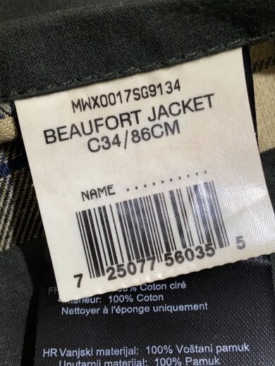 商品画像：beaufort/スレ・シミ・変色有/ジャケット/34/コットン/KHK/MWX0017SG9134 4