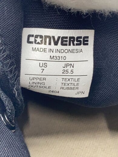 商品画像：CONVERSE コンバース/ハイカットスニーカー/25.5cm/BLK/M3310 5