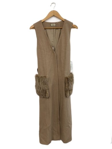 商品画像：ベスト/36/ウール/BEG 1