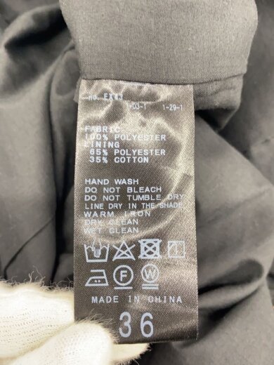 商品画像：ノースリーブワンピース/36/ポリエステル/BLK 4