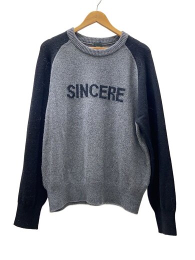 商品画像：ニット・セーター(厚手)/--/ウール/GRY 1