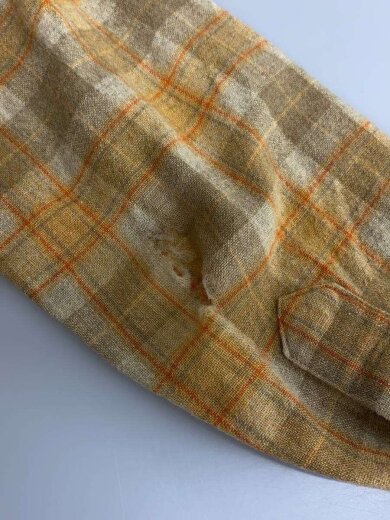 商品画像：長袖シャツ/M/ウール/ORN/チェック 5