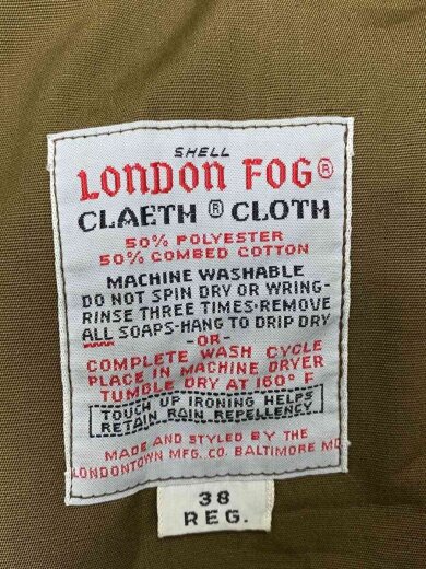 商品画像：トレンチコート/38/ポリエステル/KHK 3