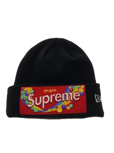 商品画像：ニットキャップ/--/アクリル/BLK/メンズ/Skittles New Era Beanie 1