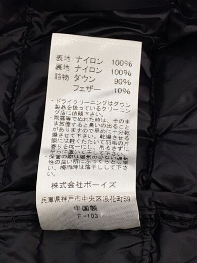 商品画像：ダウンジャケット/34/ナイロン/BLK 4