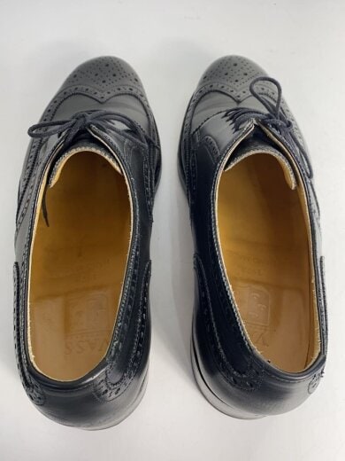 商品画像：VASS/ドレスシューズ/--/BLK/ウィングチップ 3