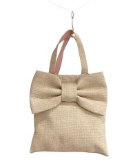 トートバッグ/BEG/リボン