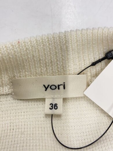 商品画像：ニット・セーター(薄手)/36/ポリエステル/WHT/シミ有 3