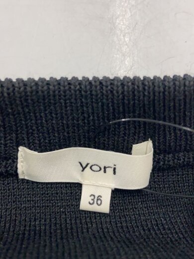 商品画像：ニット・セーター(薄手)/36/ポリエステル/BLK 3