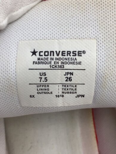 商品画像：ローカットスニーカー/26cm/RED/キャンバス 5