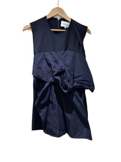 商品画像：ノースリーブブラウス/38/ウール/BLK/毛羽立ち有 1