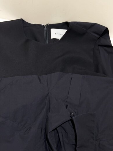 商品画像：ノースリーブブラウス/38/ウール/BLK/毛羽立ち有 8