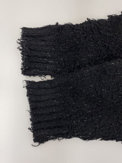 商品画像：Raised long cardigan/カーディガン(厚手)/3/ウール/BLK/HL-K76-187 6