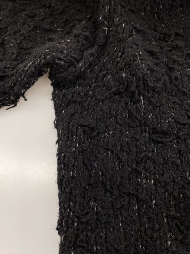 商品画像：Raised long cardigan/カーディガン(厚手)/3/ウール/BLK/HL-K76-187 7