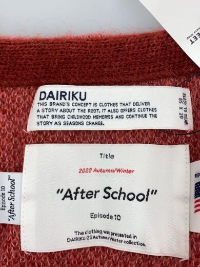 商品画像：カーディガン(厚手)/M/ナイロン/RED/22AW/After School// 4