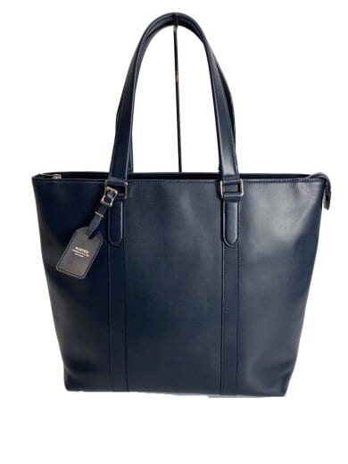 商品画像：トートバッグ/レザー/NVY/116-013276-50 1