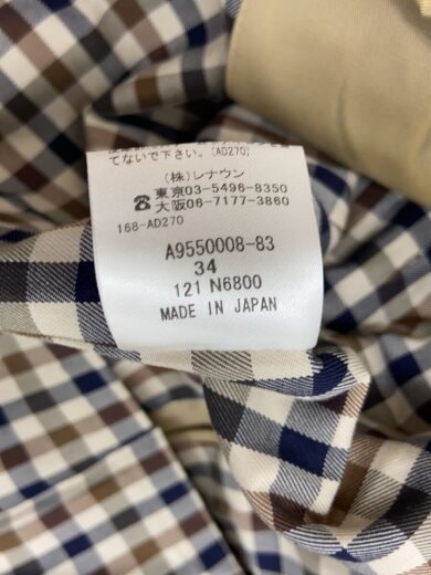 商品画像：トレンチコート/34/コットン/BEG/A9550008-83// 6