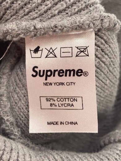 商品画像：ニットキャップ/--/コットン/グレー/メンズ/SMALL BOX LOGO BEANIE// 4