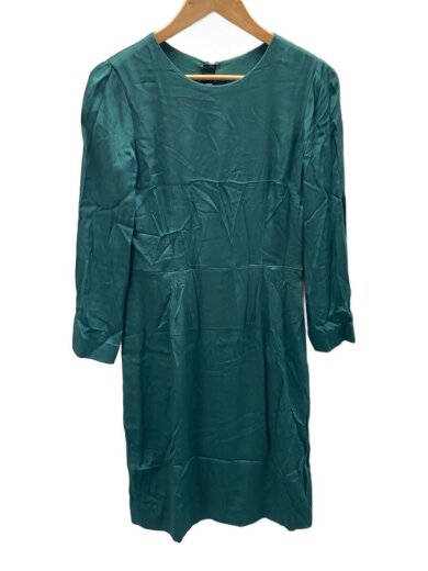 画像：Acne Studios(Acne)長袖ワンピース/38/シルク/GRN1