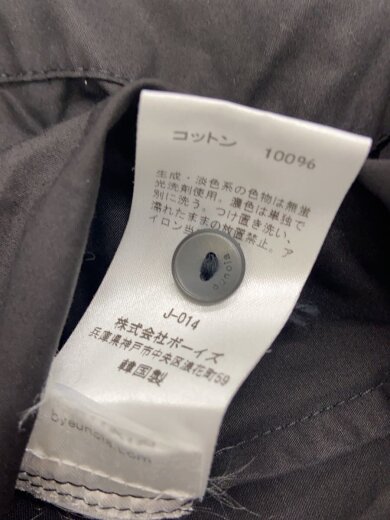 商品画像：長袖ブラウス/--/コットン/BLK 4