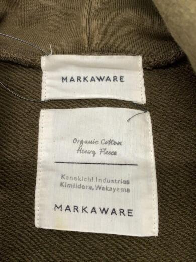 画像：MARKAWAREパーカー/2/コットン/GRN/A21C-07CS01C3