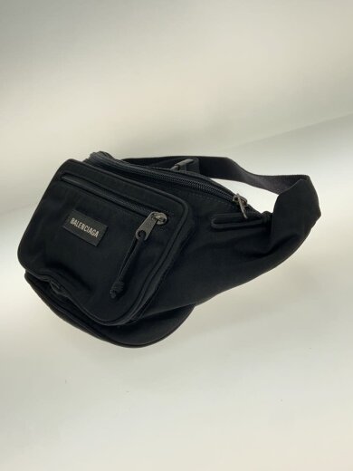商品画像：ウエストバッグ/ナイロン/BLK/無地/482389.1000.Y.527277 2