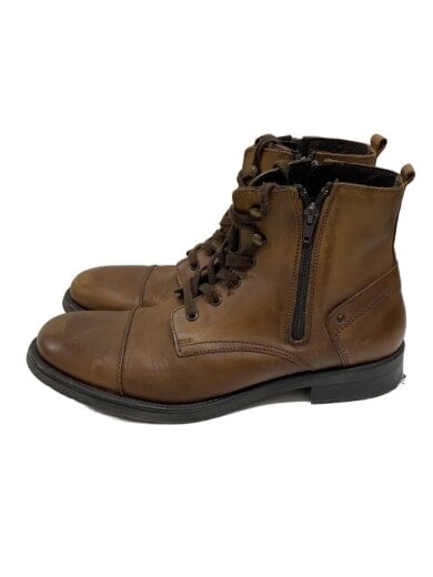 商品画像：レースアップブーツ/42/BRW/レザー 1