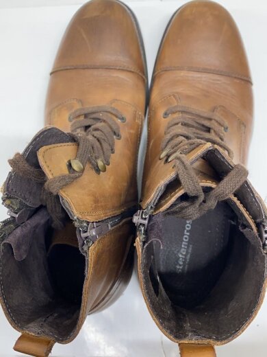 商品画像：レースアップブーツ/42/BRW/レザー 3