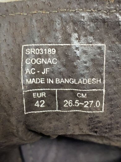 商品画像：レースアップブーツ/42/BRW/レザー 5