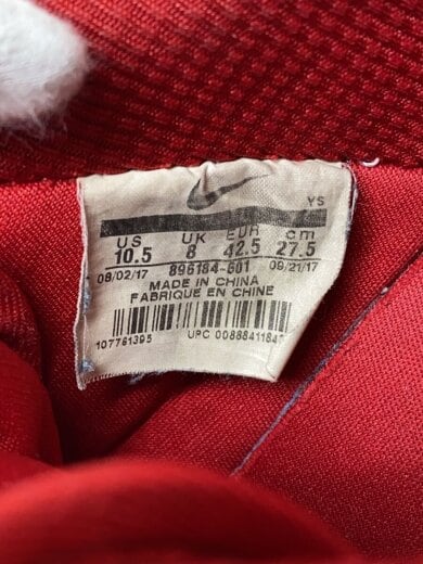 商品画像：AIR FORCE 1 SE/エアフォース/レッド/896184-601/27.5cm/RED 5