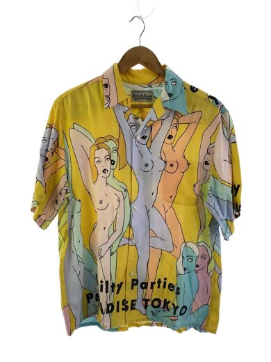 商品画像：22SS/天国東京百女柄図/アロハシャツ/M/レーヨン 1