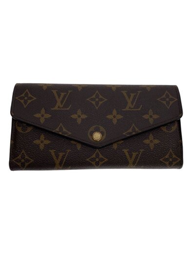 商品画像：2)ポルト・フォイユ・サラ_モノグラム・キャンバス_コクリコ/PVC/BRW/総柄/レディース 1