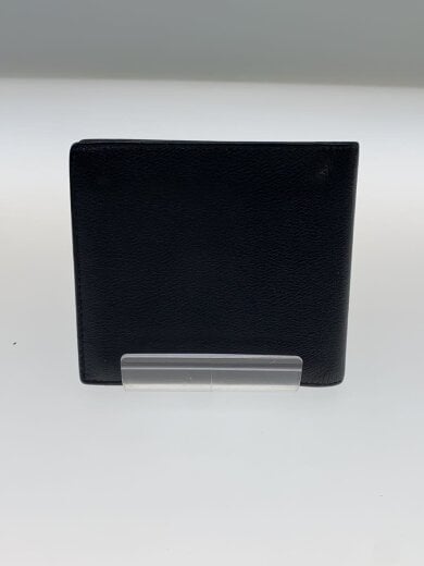 商品画像：2つ折り財布/レザー/BLK/無地/メンズ// 2
