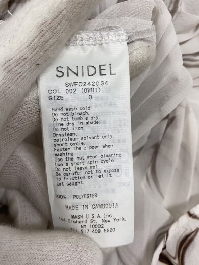 商品画像：ノースリーブワンピース/0/ポリエステル/WHT/SWFO242034 4