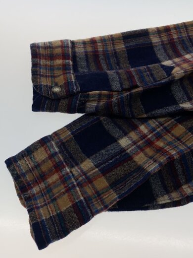 商品画像：ネルシャツ/L/ウール/マルチカラー/チェック 4