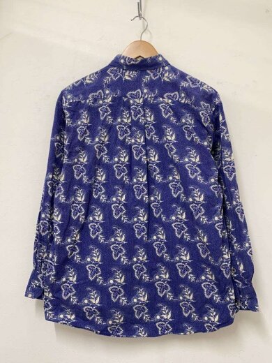 商品画像：長袖シャツ/2/コットン/BLU/総柄 2