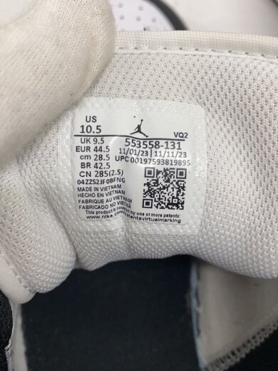 商品画像：AIR JORDAN 1 LOW_エア ジョーダン 1 ロー/28.5cm/WHT 5