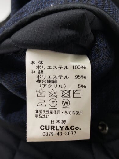 商品画像：CURLY&Co./キルティングジャケット/1/ポリエステル/BLK/無地/81.879.43.3077// 4