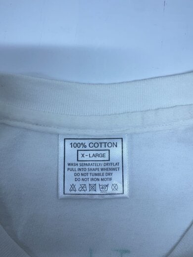 画像：その他ブランドTシャツ/XL/コットン/WHT/プリント3