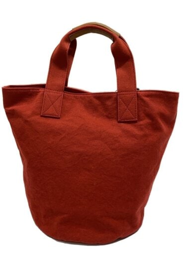商品画像：トートバッグ/コットン/RED/無地 2