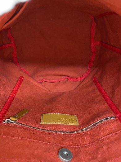 商品画像：トートバッグ/コットン/RED/無地 7
